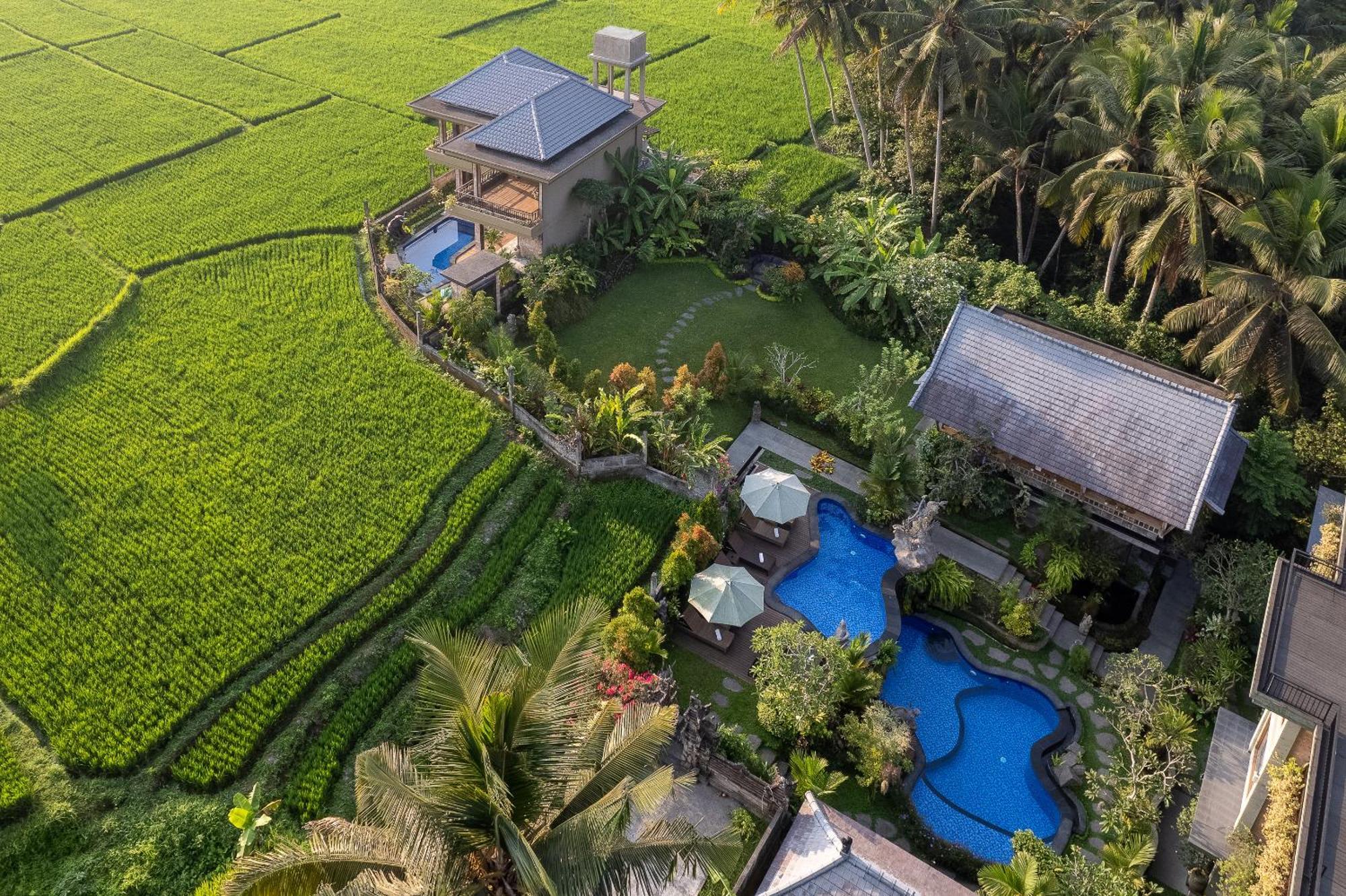 Gynandha Ubud Cottage Exterior foto